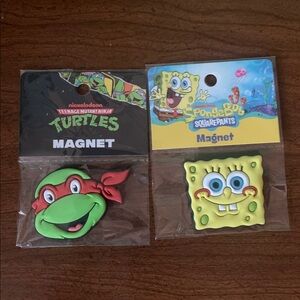 It’s bundle time! NWOT Nickelodeon Character 2pc Magnet Set